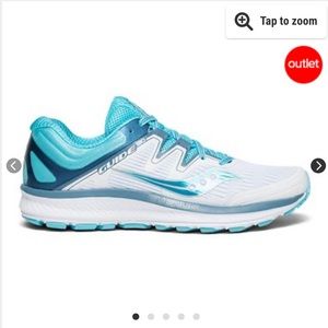 SAUCONY WOMEN’S 8.5 blue/white Everun